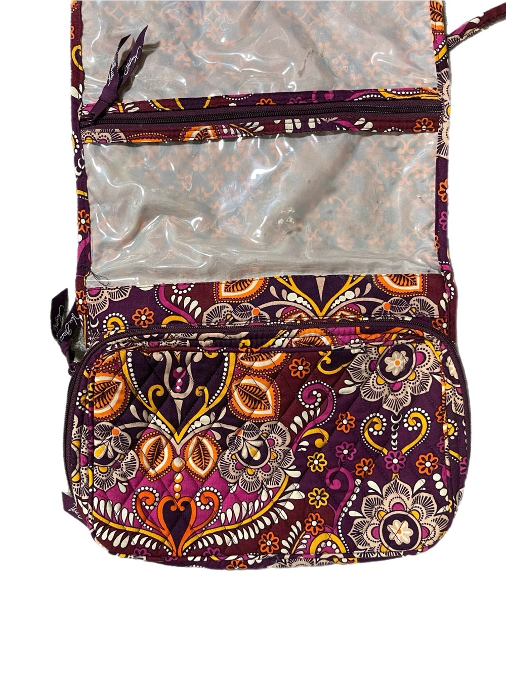 LIKE NEW! Vera Bradley Very Berry Travel Organizer Bag - Picture 4 of 5